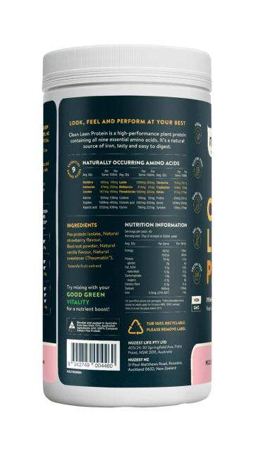 Nuzest Clean Lean Protein 1kg (Strawberry)