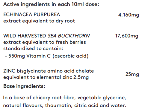 Harker Herbals - Echinacea Vitamin C + Zinc 200ml